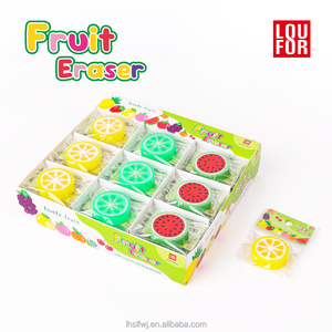 Lot de 3 Gommes <span class=keywords><strong>Kawaii</strong></span> en Forme de Fruits Tranchés – Gommes à Crayon Sans Résidu pour <span class=keywords><strong>Dessin</strong></span>, Papeterie et Récompenses Scolaires pour Enfants - Product Image 2
