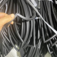Burlete de Goma EPDM CR Moldeado en Ángulo para Ventanas de Automóviles, Sellado Completo para Puertas, Impermeable y a Prueba de Polvo