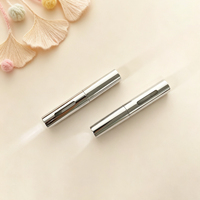 Tubes de brillant à lèvres vides de 2 ml, personnalisés par le fabricant, avec gravure laser visible, luxe or et argent