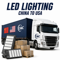Éclairage LED : Expédition de la Chine vers les États-Unis par fret maritime DDP – Agent de transport de marchandises
