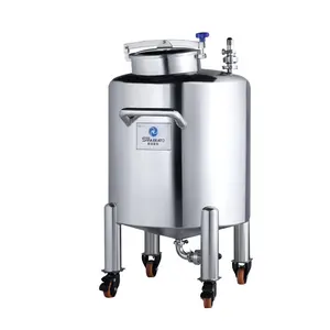 2021 Hot sale High quality 304 and 316L stainless steel cosmetic chemical industry water storage tank for sales