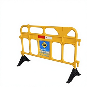Barrières mobiles pour chantiers municipaux Dinghong, remplissables d'eau, pour la signalisation <span class=keywords><strong>de</strong></span> sécurité et l'isolation routière - Product Image 4