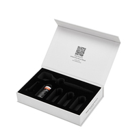 Boîte à fermeture magnétique personnalisée en EVA avec insert en Velcro et logo imprimé CMYK, finition mate pour cadeau