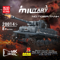 Mould King 20011S/20014S Set de Bloques de Construcción Militares, Modelo de Vehículo de Combate Blindado Motorizado con Control Remoto por Aplicación, Juguete de Ensamblaje Técnico DIY