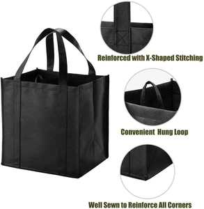 Bolsas de Compras Reutilizables Ecológicas Personalizadas, Plegables, de Polipropileno No Tejido y Reciclables <span class=keywords><strong>para</strong></span> Promoción y Empaque de Regalos - Product Image 3