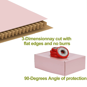 Vente directe d'usine 9*6*3 pouces rose carton ondulé recyclable <span class=keywords><strong>littérature</strong></span> boîtes postales pour les petites entreprises - Product Image 4