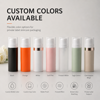 Mini flacon pompe cosmétique en PP 5ml 10ml 15ml, couleur personnalisée, emballage pour soins de la peau, crème pour les yeux, sérum, lotion, kit de voyage, OEM