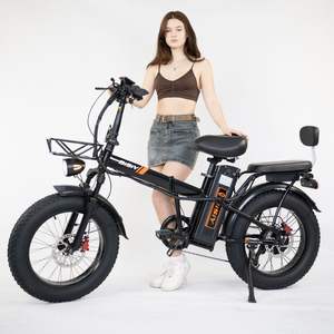 Vélo Électrique Pliant Tout-Terrain 20 Pouces à Pneus Larges, Moteur 500W, Batterie Lithium Amovible 48V20AH – Nouveauté 2026, Ventes Flash - Product Image 1