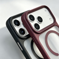 JOYPORODO B531 Grosir Aksesoris Ponsel Matte PC untuk iPhone 18 17 16 15 Pro Max Casing Ponsel Transparan Anti Gores Magnetik