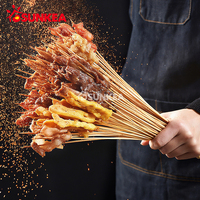 Bâton biodégradable écologique Bâtons de bambou Bbq Brochette de bambou pour le camping