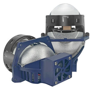 Nouvelle arrivée 3 pouces LED bi-faisceau lentille de projection 73W LED lentille de projecteur A11 <span class=keywords><strong>Max</strong></span> bleu Film lentille voiture lumière accessoire pour Audi - Product Image 3