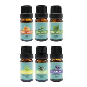 2021 New Design 6 Pack Essential Oil Gift Set --custom Logo And Package Essential Oil