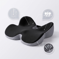 Coussin de siège en mousse à mémoire de forme pour soutien des hanches, oreiller orthopédique pour soulager les douleurs aux hanches, coussin lombaire pour les employés de bureau