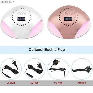 Secador <span class=keywords><strong>de</strong></span> lámpara Led 2 en 1 para <span class=keywords><strong>uñas</strong></span>, luz roja para dos <span class=keywords><strong>manos</strong></span>, 86w, ventilador integrado para lámpara UV Led <span class=keywords><strong>de</strong></span> disipación <span class=keywords><strong>de</strong></span> calor, <span class=keywords><strong>2022</strong></span> - Product Image 3