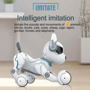 AI robot oyuncak çocuklar akıllı eğitim akıllı Rc elektronik dublör köpek uzaktan kumanda dans oyuncak Robot köpek çocuk Robot oyuncak için - Product Image 4