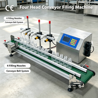 Machine de remplissage et d'étiquetage semi-automatique de bouteilles en plastique pour bureau – Prix compétitif – Machine de remplissage, bouchage et étiquetage de bouteilles