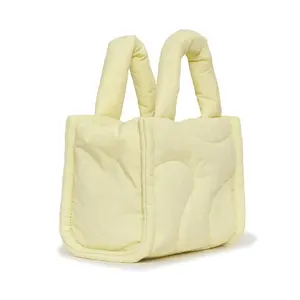 CHANGRONG Custom 100% nylon Mini handmade quilted puffer handbag