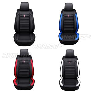 Lot de 2 housses de siège auto universelles avant et arrière en cuir, protection de siège, tapis de protection pour sièges de voiture, accessoires auto 4 saisons - Product Image 3