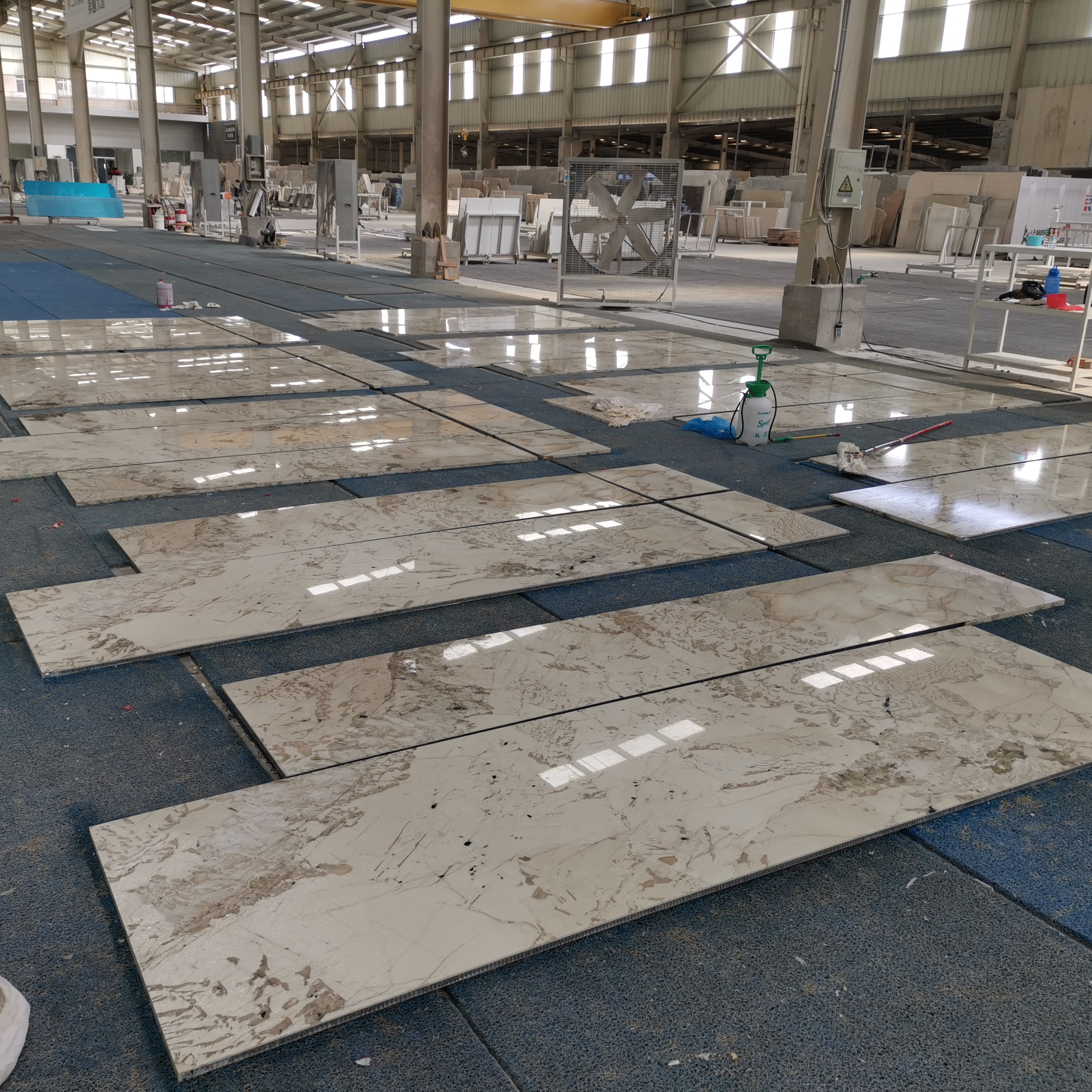 Sun Rising Luxury Marble Stone Flooring Tiles Mixed Color House Countertop