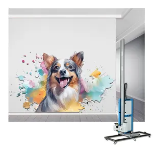 Impresora de pared de inyección de tinta láser UV 3D de rendimiento superrápido único Precio de máquina de impresora de pared y suelo