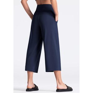Pantalones de Yoga para Mujer FOXA, Cintura Alta, Corte Ajustado con Bolsillos, Control de Abdomen, Leggings de Spandex y Poliéster - Product Image 2