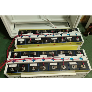 Boîte de batterie LiFePO4 48V 280Ah verticale mobile, kit DIY avec BMS 200A et roues pour stockage d'énergie solaire - Product Image 4