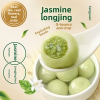 Thé Sanquan Tangyuan-Boulettes de riz gluant à la saveur du dragon au jasmin en sac pour enfants