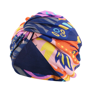 Turban africain torsadé doublé en satin 12 couleurs Bandeaux pour femmes Tubans pour dames Accessoires de cheveux - Product Image 6