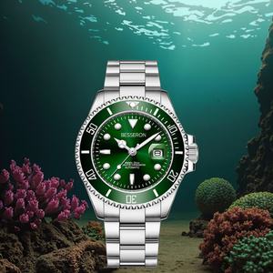 Reloj de Buceo para Hombre, Automático, con Esfera Multicolor, Cristal de Zafiro, Correa de Acero Inoxidable, Resistente al Agua, Movimiento Importado de Japón, en Oferta - Product Image 3