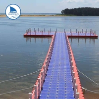 Ponton flottant gonflable Marnolin avec matériau en plastique à piston pour utilisation avec des jet-skis et des bateaux, origine Guangdong