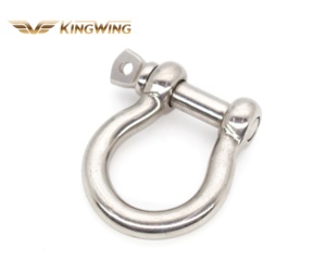 Thép không gỉ aisi316 aisi304 SS304 ss3'16 Châu Âu Loại Nâng vít pin Neo Bow còng dưới - Product Image 2