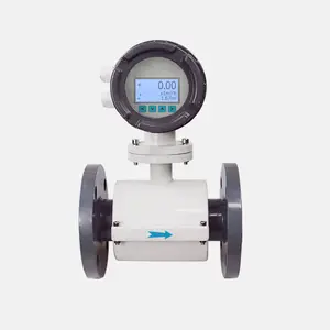 Hot sale Precise Digital Display Insertion Water Flow Meter DGT-010AI Wall Mounted Ultrasonic Flowmeter