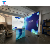 10x20ft aluminium cadre boîte à lumière support lumineux modulaire exposition présentoir personnalisé mode salon salon stand