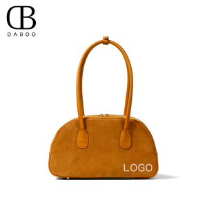 Thiết kế ban đầu dây kéo túi da chính hãng chất <span class=keywords><strong>l</strong></span>ượng cao sang trọng màu nâu da <span class=keywords><strong>l</strong></span>ộn duy nhất-vai nách túi cho phụ nữ - Product Image 3