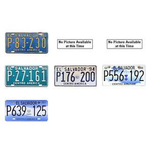 Placas de Matrícula de <span class=keywords><strong>El</strong></span> <span class=keywords><strong>Salvador</strong></span> Personalizadas en Relieve, Placas de Aluminio para Automóviles Sublimables en Blanco - Product Image 2