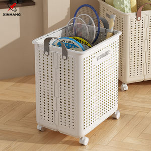 سلة تخزين ألعاب قابلة للطي من Xinhang وسلة غسيل ملابس متسخة قابلة للطي مع عجلات - Product Image 6