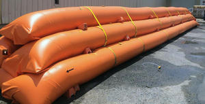 סכר קל לשימוש חוזר מתנפח גומי מלא מים Antiflood מחסום מבול הגנה מים מחסום - Product Image 6