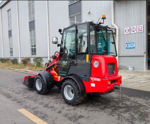 Chargeuse frontale HAIJU HJ1280 multifonctionnelle, hydraulique, petite, diesel, articulée, compacte, mini-chargeuse sur roues avec <span class=keywords><strong>pneus</strong></span> pour herbe - Product Image 3