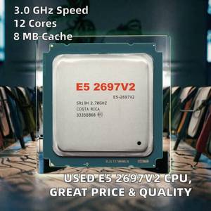 ราคาดีที่สุด คุณภาพสูง เหมาะสำหรับ E5 2697V2 ซีพียูเดสก์ท็อป 12 คอร์ 2.7 GHz LGA 2011 64 บิต ของใหม่ในถาด - Product Image 2