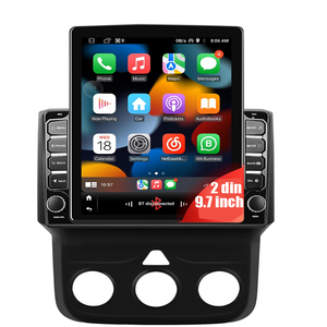 Autoradio Android 9,7 pouces Carplay pour Dodge Ram 1500 2500 3500 2013-2018, écran tactile vertical, autoradio vidéo GPS - Product Image 1