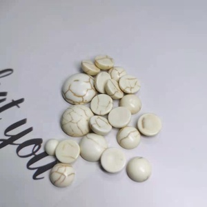 • Cabochon a metà tondo con retro piatto <span class=keywords><strong>pietra</strong></span> naturale Howlite striato turchese per risultati <span class=keywords><strong>di</strong></span> gioielli fai da te - Product Image 5