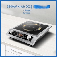 Nueva Cocina de Inducción Eléctrica con Pantalla Táctil de 3500W, Cinco Niveles de Ajuste, Temporizador, Control de Temperatura, Superficie Plana