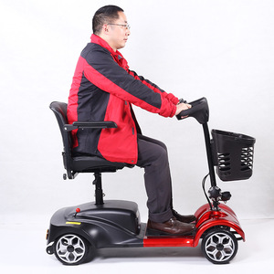 Mini scooter électrique à quatre roues avec freins à disque et panier, roues de 12 pouces, pour personnes âgées et handicapées - Product Image 2