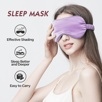 Masques de voyage en satin de soie personnalisés de haute qualité avec logo promotionnel, masque pour les yeux, masque de sommeil pour les voyages