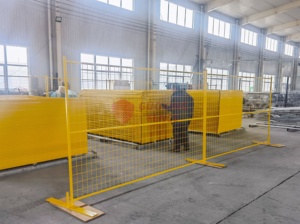 Recinzione Temporanea Canadese Zincata 50*100mm per Costruzioni, Sicurezza all'Ingrosso di Alta Qualità - Product Image 6