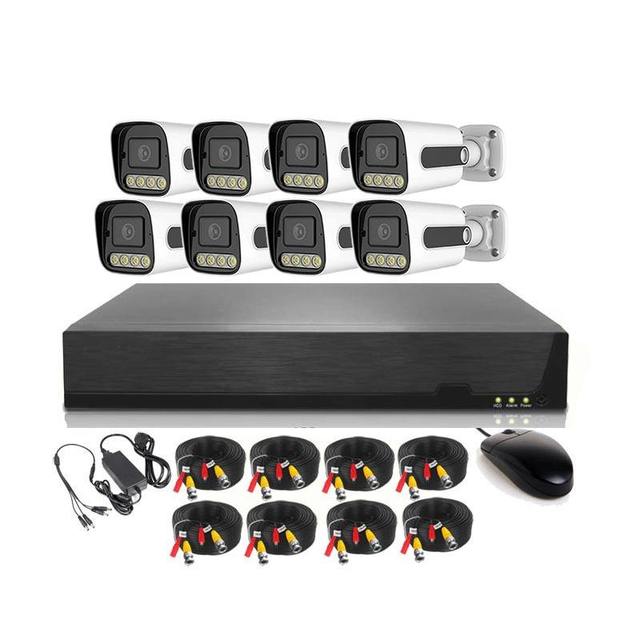 Night Vision 8CH 2MP 5MP CCTV Kit IP Camera