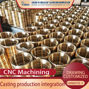 Cojinete de precisión para maquinaria Buje de cobre no estándar personalizado Bronce Latón para trituradora Manguitos de perforación Procesamiento de fundición - Product Image 5