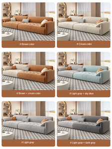 أريكة مقطعية رائجة البيع من النوع الاسكندنافي بتصميم حديث لأثاث غرفة المعيشة مريحة على شكل حرف I - Product Image 5