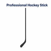 Bâton de hockey 100% fibre de carbone Sr Jr Int Sizes 380g Ultra léger Bâtons de hockey professionnels légers pour les compétitions
