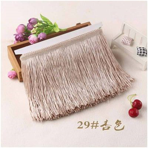 Bán Buôn Mật Độ Cao Khiêu Vũ Latin Váy Tua Ren Cắt 10 Cm 50 Màu Sắc Polyester Ren Cắt Tỉa Rìa Tua - Product Image 6